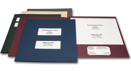 Intuit® Compatible Slip Sheet Folders