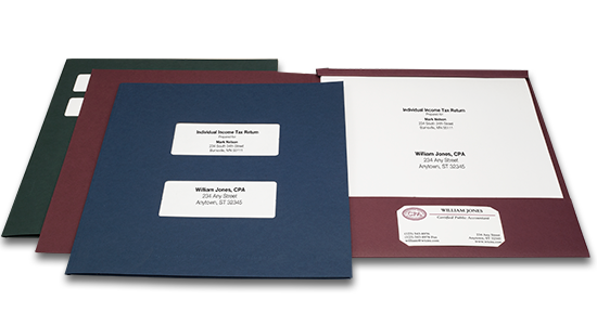 Intuit® Compatible Slip Sheet Folders