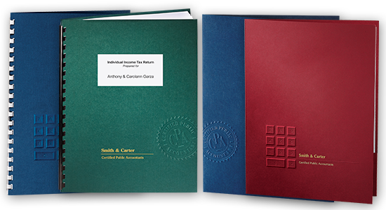 Embossed Folders & Covers