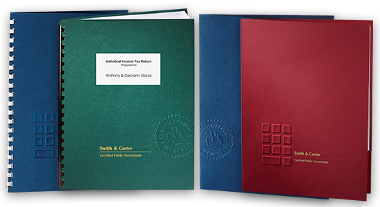 Embossed Folders & Covers