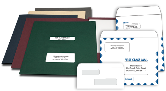 Accutax® Compatible Slip Sheet Folders And Envelopes