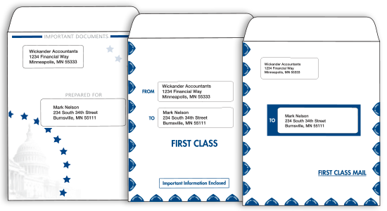 ProTax Tax Software Slip Sheet Envelopes