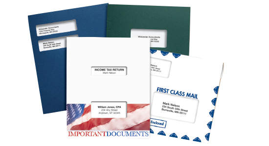 Tax Software Slip Sheet Folders And Envelopes
