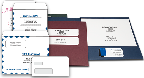 ExacTax® Compatible Slip Sheet Folders And Envelopes