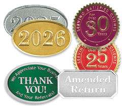 Embossed Foil Seals