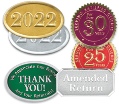 Embossed Foil Seals