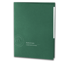 Embossed Folders & Covers