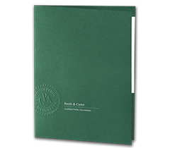 Embossed Folders & Covers