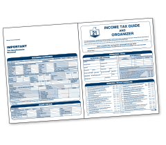 Four-page Tax Guide and Organizer for Tax Professionals