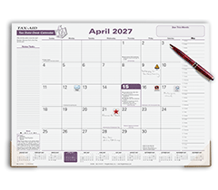 TAXdate Desk Calendar
