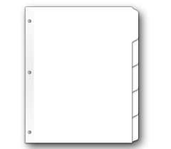 Reinforced Edge Tabs & Dividers