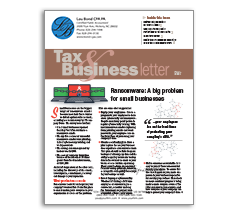Tax & Business Newsletter