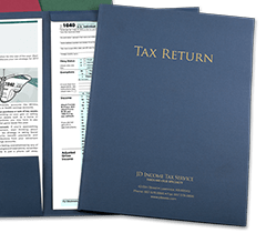 Foil Imprint Tax Folders