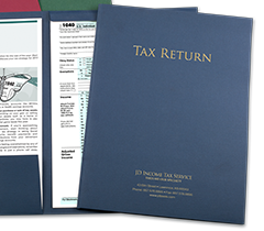 Personalized Foil Tax Return Folders