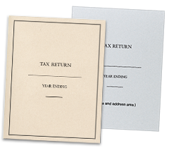 100% Recycled Paper Tax Folders