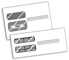 W-2 and 1099 Tax Form Envelopes