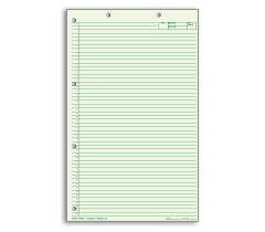 Legal Size Accounting Writing Pads