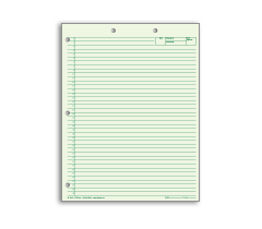 Letter Size Accounting Writing Pads