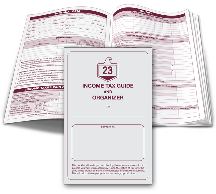 Image for item #01-000: 2023 Tax Guide And Organizer