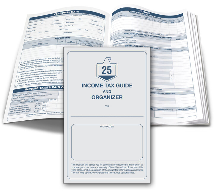 Image for item #01-000: 2025 Tax Guide And Organizer