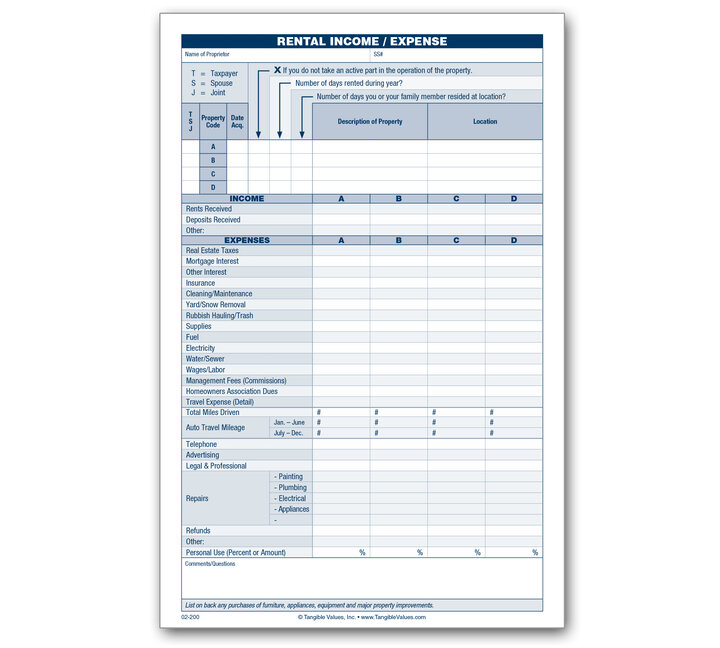Image for item #02-200: [E] Rental Supplements