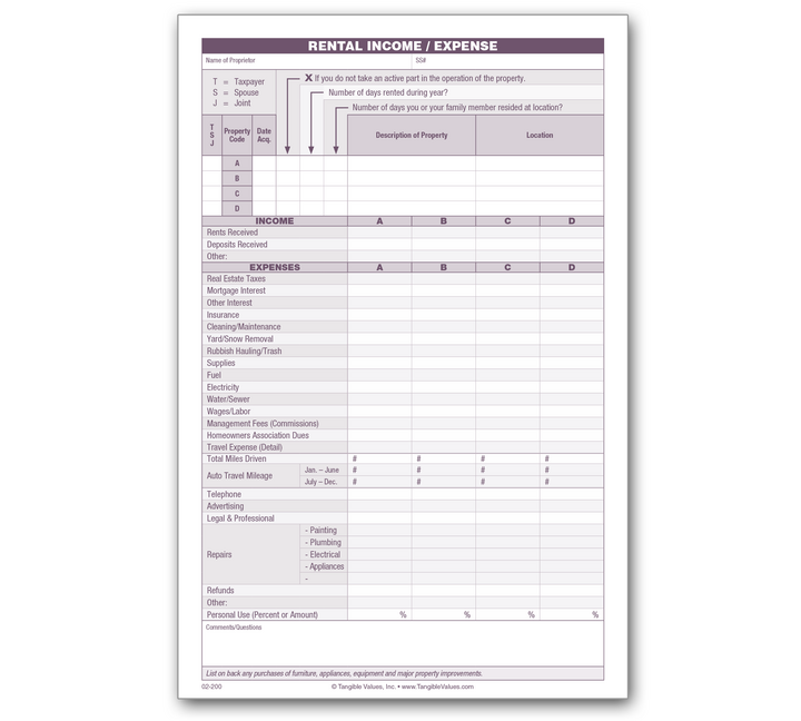 Image for item #02-200: [E] Rental Supplements