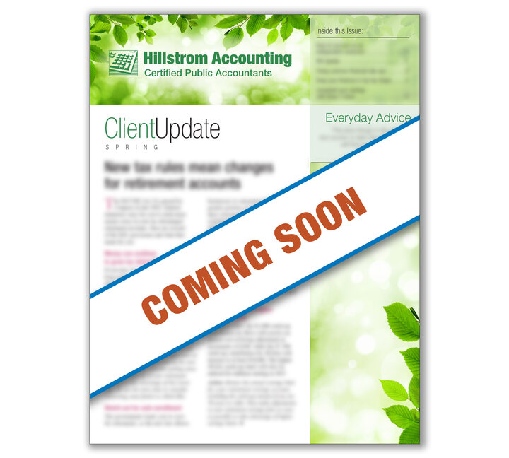 Image for item #03-461: Client Update Newsletter - 2027 Spring Edition