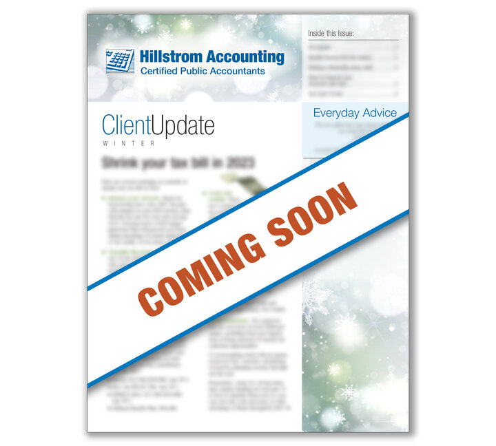 Image for item #03-481: Client Update Newsletter Imp - 2026 Winter Edition