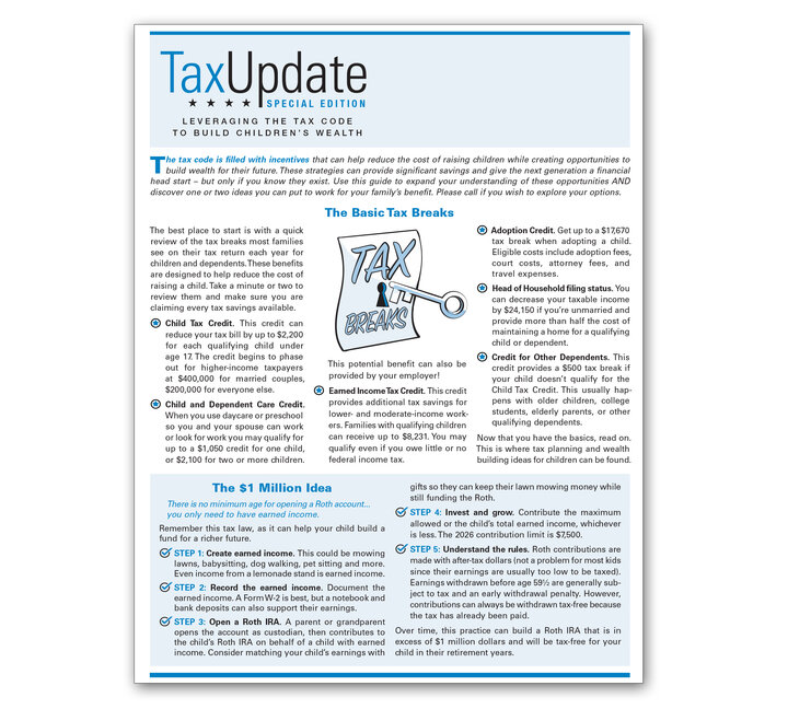 Image for item #03-900: SPECIAL EDITION: Tax Update - Kids & Grandkids Newsletter