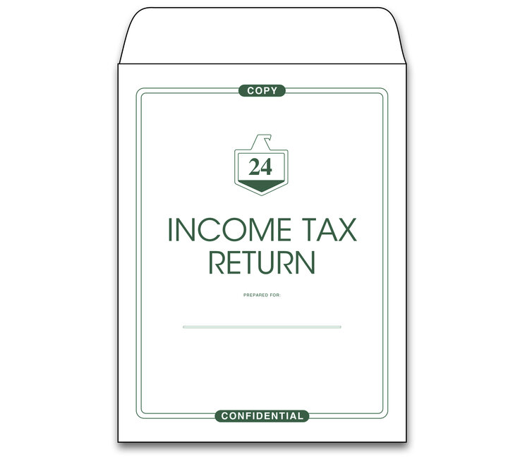 Image for item #07-100: White/GREEN Copy Envelopes 2024 (9 X 12)