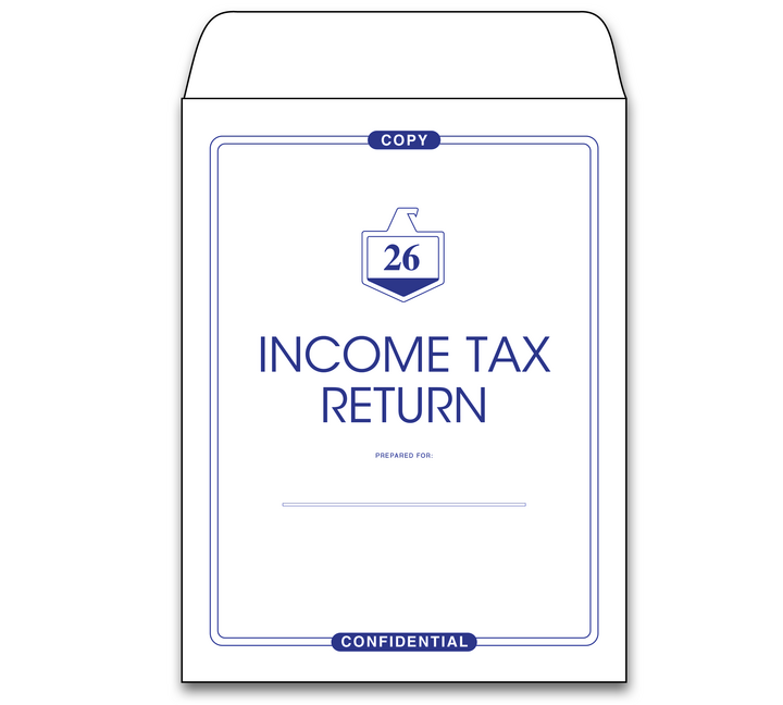 Image for item #07-130: White/BLUE Copy Envelopes 2026 (9 X 12)