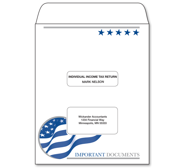 Image for item #07-763: MultiTax Envelope: FLAG Spotlight Presentation