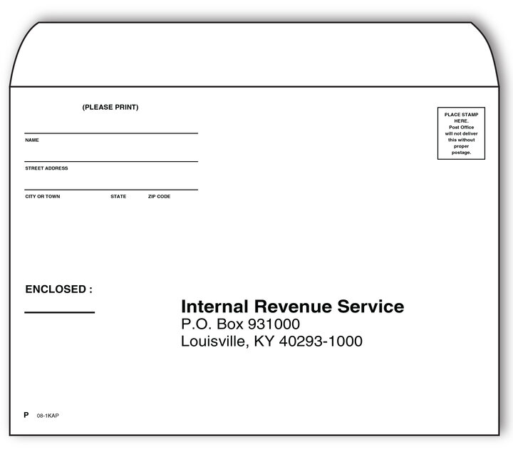 Image for item #08-100: 6 x 9 IRS Mailing Envelope (50/pk)
