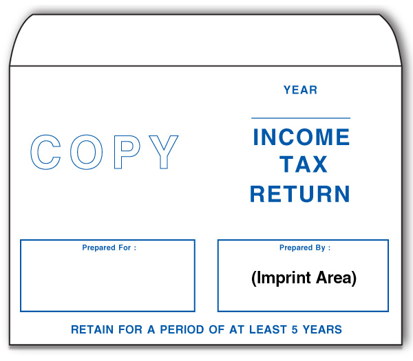 Image for item #08-301: 6 x 9 COPY ENVELOPES Imprinted