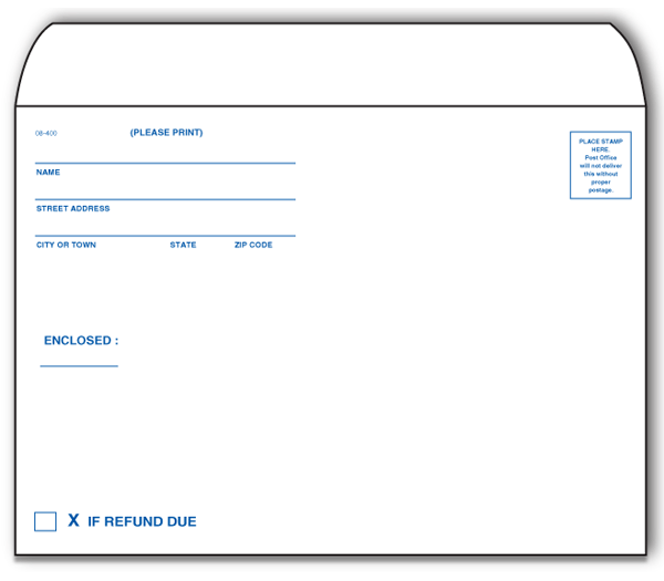 Image for item #08-400: 6X9 GENERIC IRS/State ENVELOPE  (50/pack)