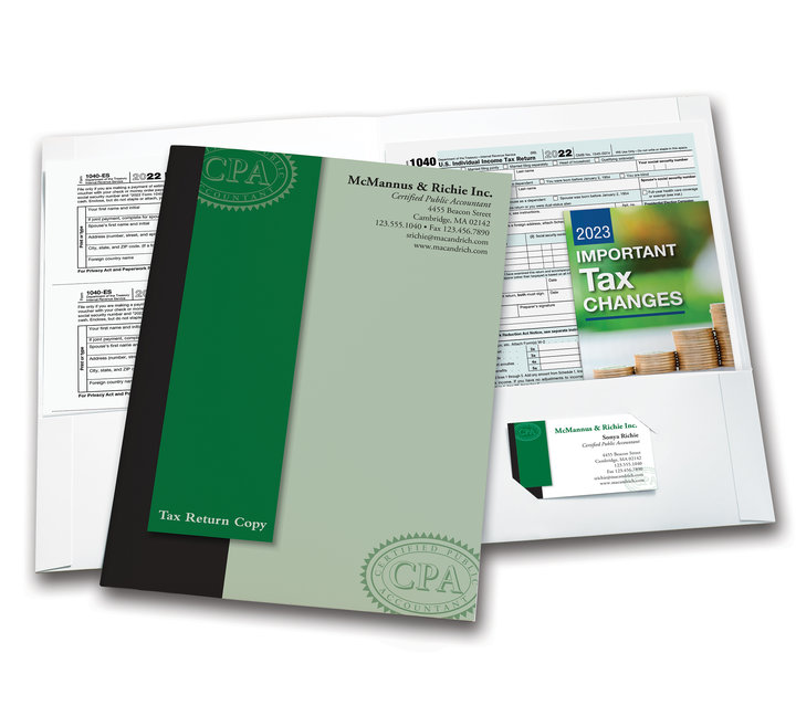 Image for item #10-911: Custom Reinforced Edge Personalized Pocket Folders