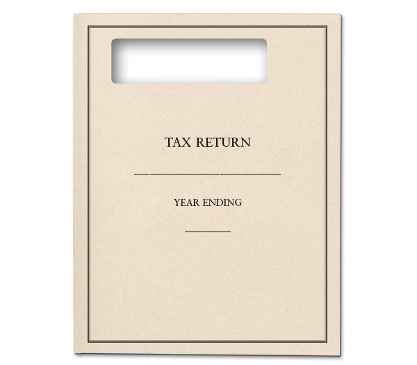 Image for item #12-200: Top Tab - Tax Rtrn OFFICIAL Wndw Folder - Spice