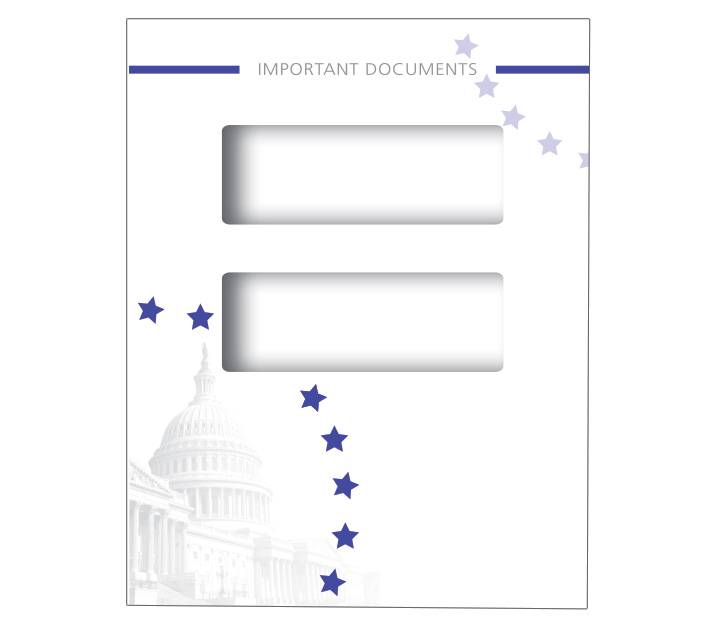 Image for item #12-361: TotalTax Folder: Top Tab Center Cut - Stars Spotlight