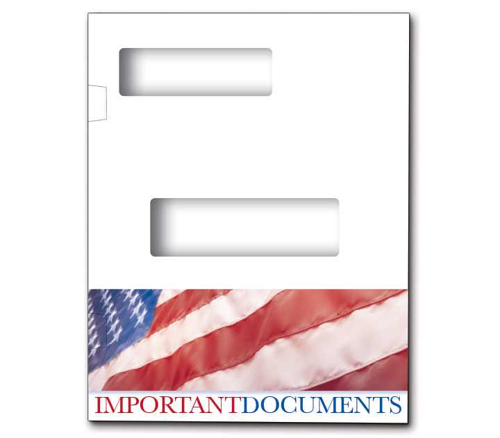 Image for item #12-384: TotalTax Folder: Side Tab RETURN CUT - Stars & Stripes