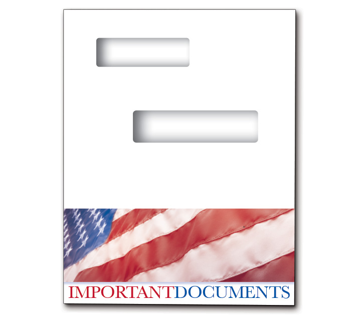 Image for item #12-794: MultiTax Folder: Side Tab Return Cut - Stars & Stripes