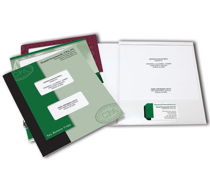Image for item #12-911: Personalized Slip Sheet Folders