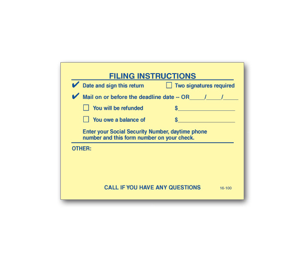 Image for item #16-100: Filing Inst. Post-it Note Pad
