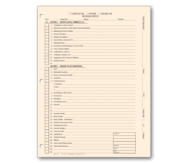 Image for item #25-C11Si: 11" Cover Set Printed Side Punch (10 Sets/PKG)