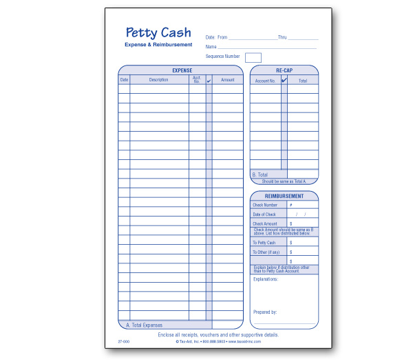 Image for item #27-000: Petty Cash Env (12 Pak)