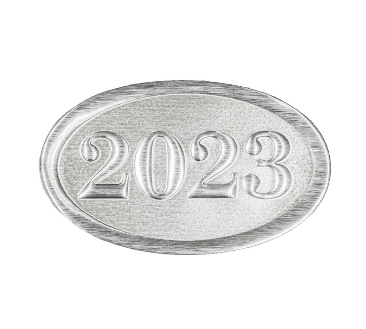 Image for item #40-2023s: 2023 Tax Year Seals (Silver)