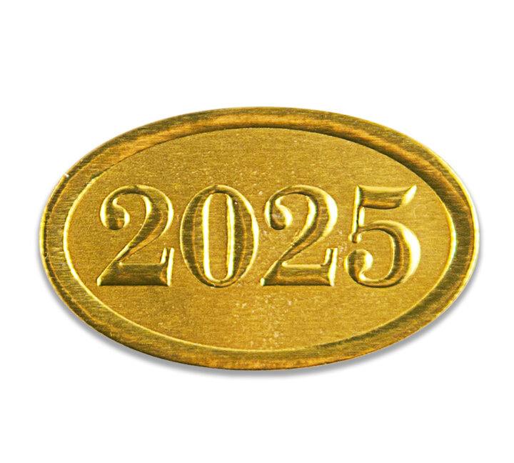Image for item #40-2025g: 2025 Tax Year Seals (Gold)
