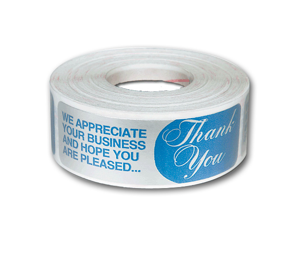 Image for item #40-L251: THANK YOU LABEL; appreciation