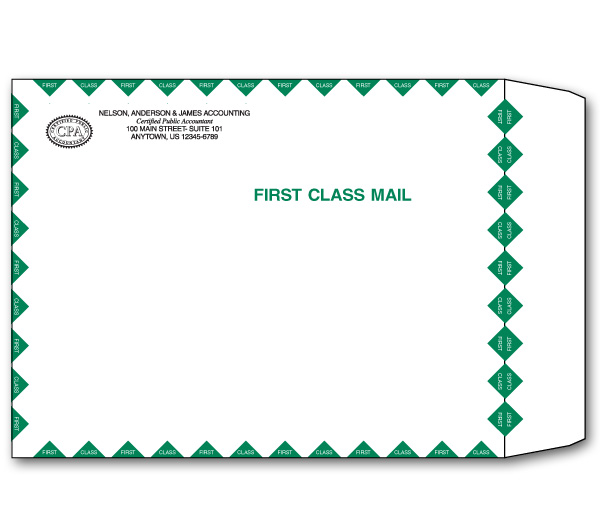 Image for item #42-031: Peel & Seal 1st Class Env Imprinted