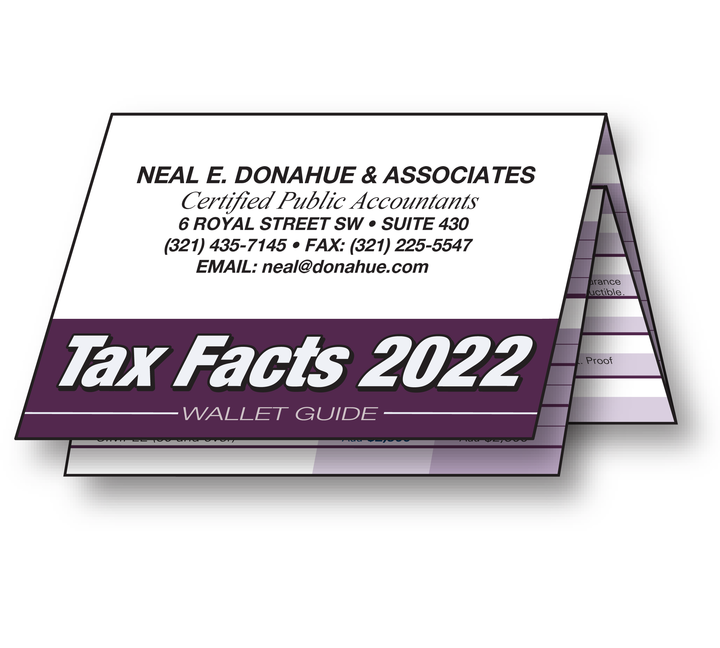 Image for item #44-101: Tax Facts Wallet Guide 2022 IMPRINTED