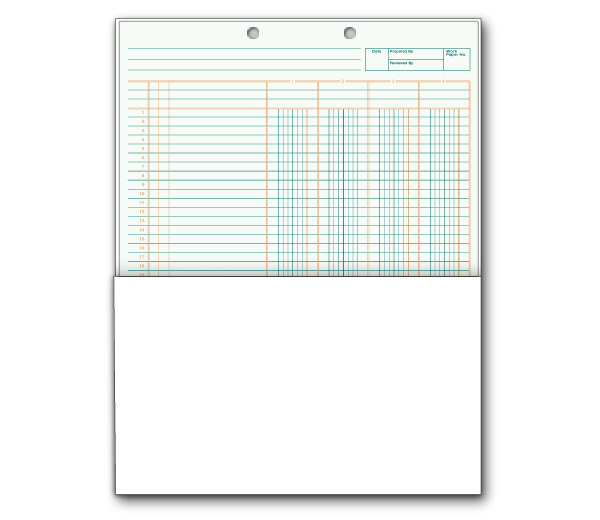 Image for item #57-DTP11: 11" Single Pocket Top Punch Divider (10/PKG)